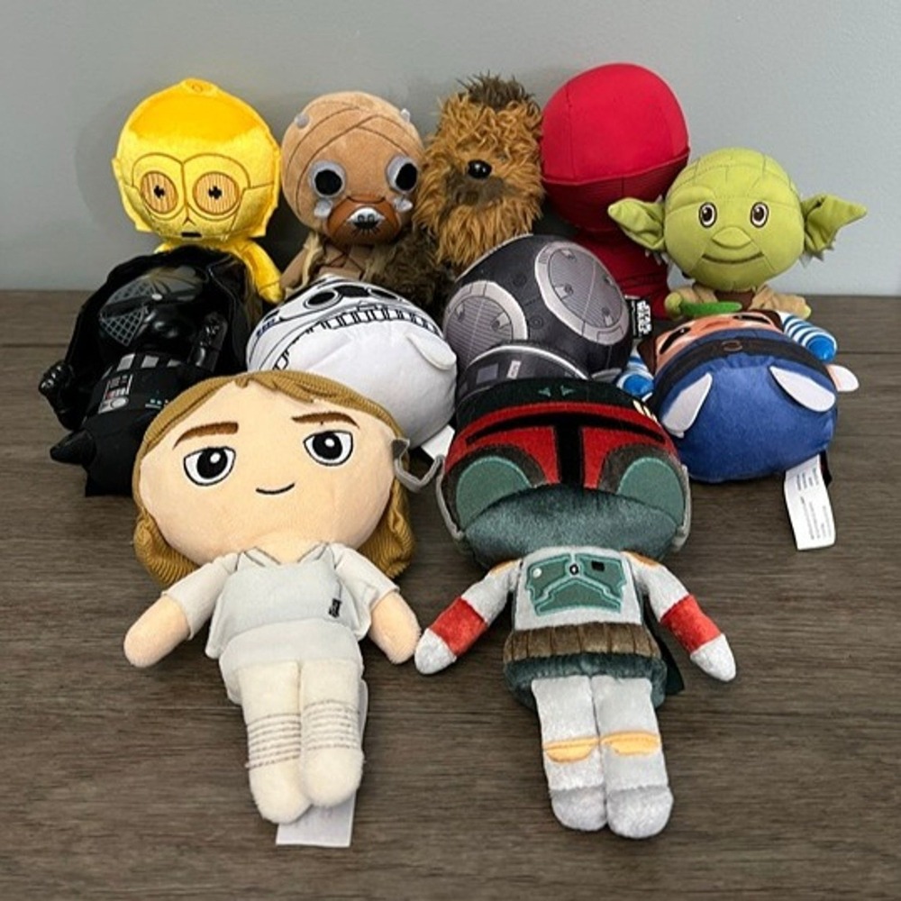 Star Wars Lot of 11 Mixed Plush‎